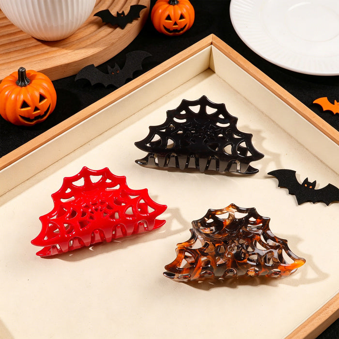Wholesale   Web Hollow Shark Hair Clip Women S Tortoiseshell Gothic Hair Claw Fashion Accessory Boutique Resale