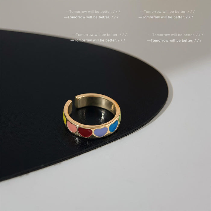 Wholesale Vintage fashion ring with niche design and adjustable opening for personality