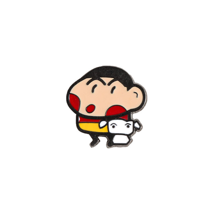 Wholesale Cute Cartoon Brooches Creative Metal Decorations Accessories Clothing Pendants Jewelry