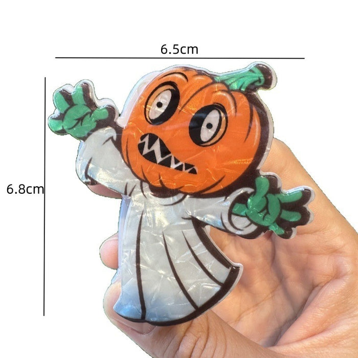 Wholesale  pumpkin skull ghost scratching clip funny hairpin personality ponytail clip  hair accessories