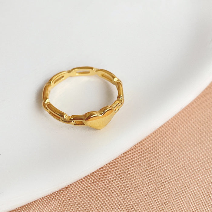 Wholesale Metal wind love titanium steel ring