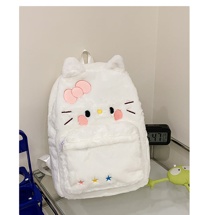 Wholesale College Cute Backpack Stuffed Bag Girl Bag All-match Backpack