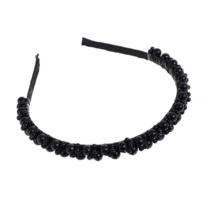 Wholesale Solid Color Pearl Headband JDC-HD-QianF001