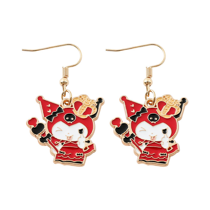 Wholesale Christmas Earrings Ear Hooks  Fashion Cartoon    Student Ear Jewelry