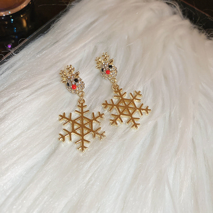 Wholesale  little devil skull heart dark earrings