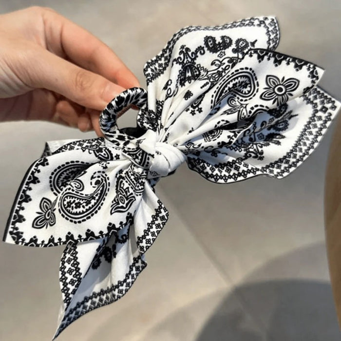 Wholesale double-sided cashew flower love clip bow hairpin summer holiday shark clip fashion ponytail clip