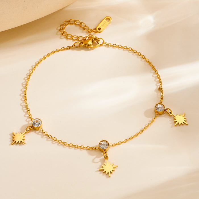 Wholesale Gold stainless steel anklet