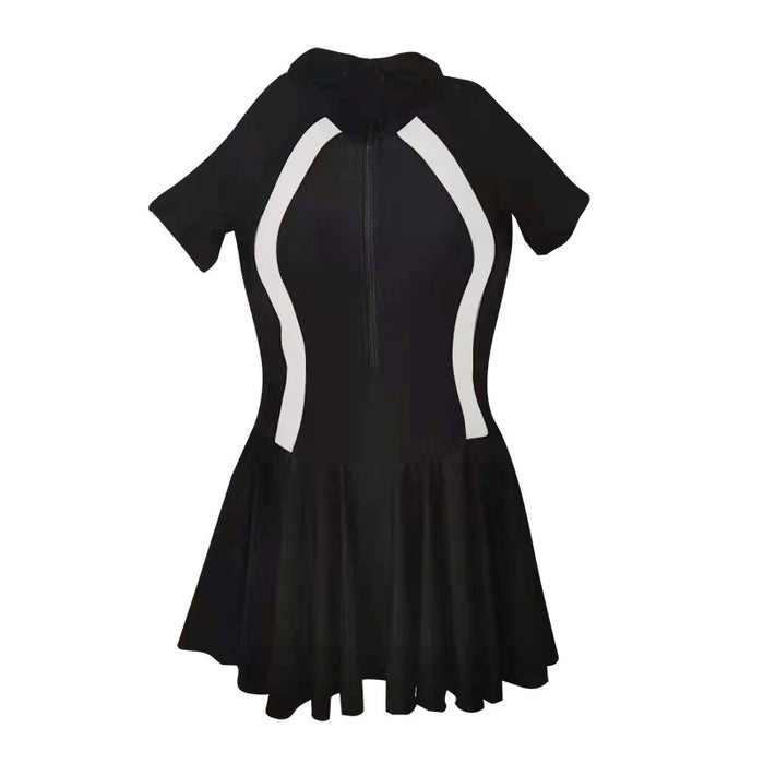 Wholesale One-piece swimsuit conservative skirt bikini swimsuit