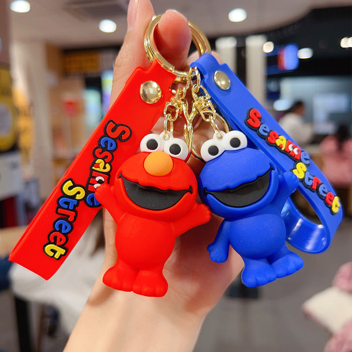 Wholesale Cute Cartoon Crane Machine Doll Keychain JDC-KC-OShi039