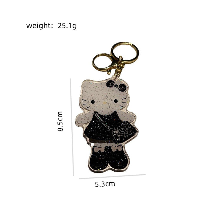 Wholesale 5 PCS Cute Cartoon Double-Sided Acrylic Keychains for Men and Women