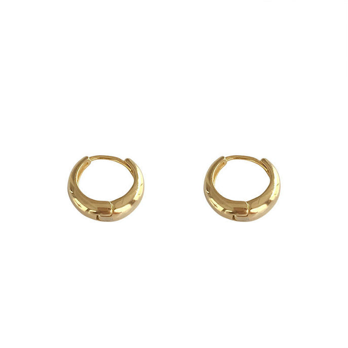 Wholesale Gold and Silver French Hoop Earrings JDC-ES-XDN009