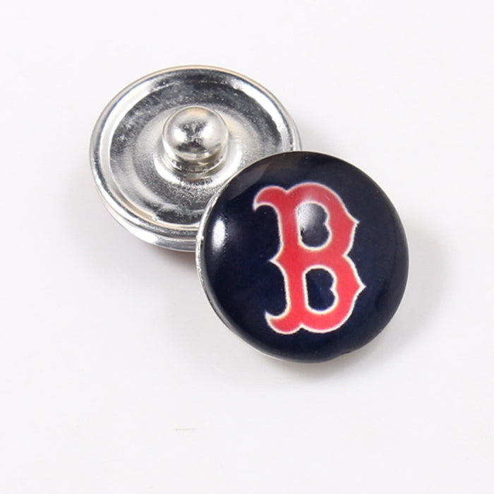 Wholesale 10 pairs/ pack 18mm Ice Hockey Team Button