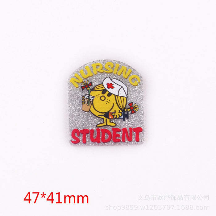 Wholesale Cartoon Organ Acrylic Pin DIY Patch Accessories JDC-FK-OuYie012