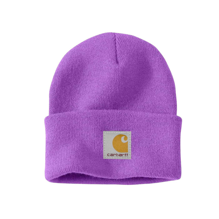 Wholesale Solid color knitted beanie hat with folded brim winter hat