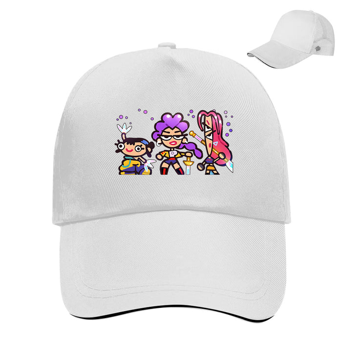 Wholesale KPOP Cute and Fun Velcro Adjustable Baseball Hat Breathable Mesh Duck Tongue Hat