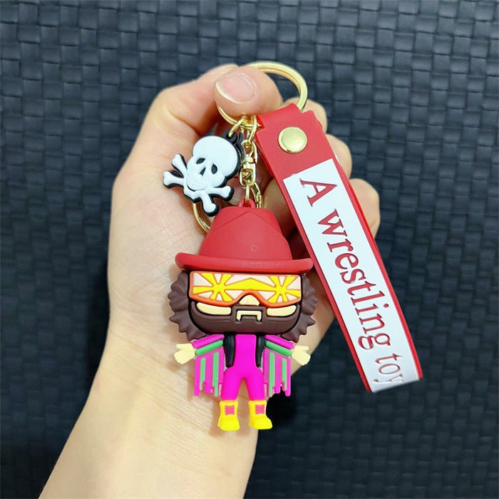 Wholesale Creative Cartoon PVC Soft Keychains JDC-KC-JinB013