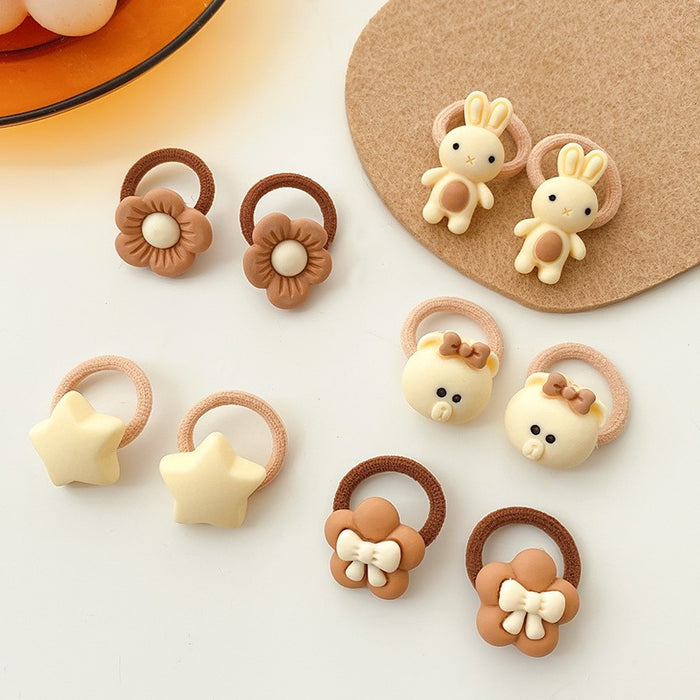 Wholesale Children's Cute Cartoon Thumb Hair Circles JDC-HS-linx002