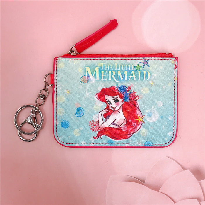 Wholesale PU Cartoon Printing with Key Ring Card Holder Coin Purse JDC-WT-YaLL019