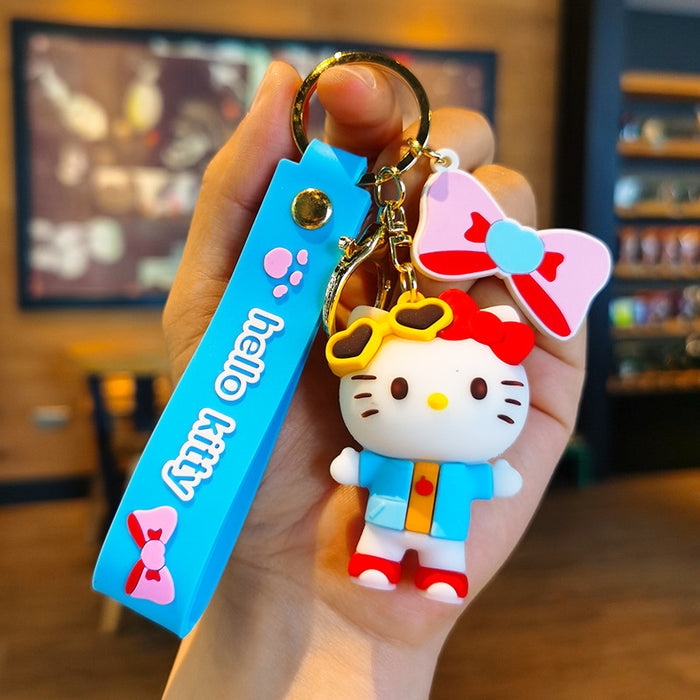 Wholesale Cartoon Doll Silicone Keychain JDC-KC-Tingm238