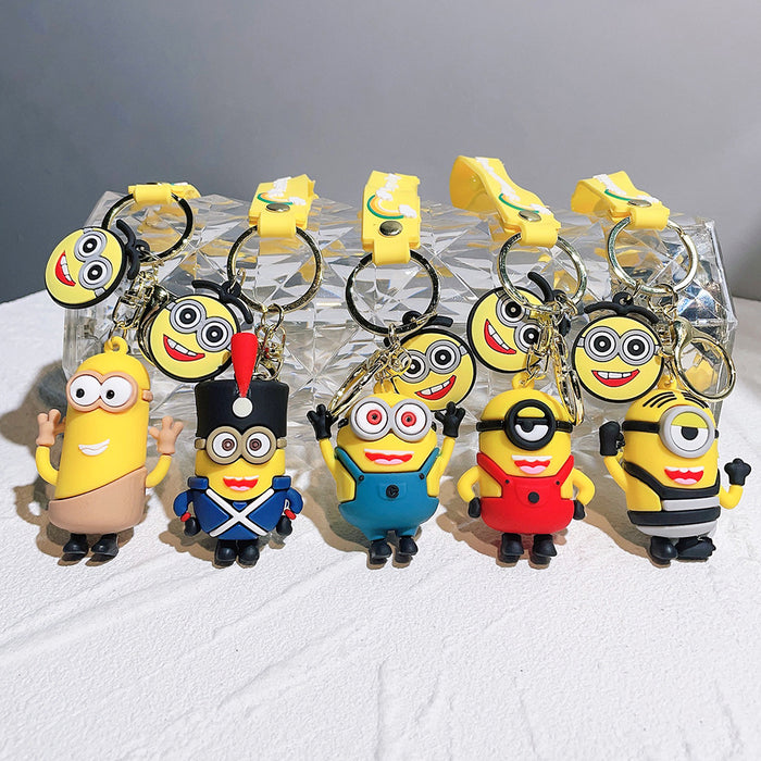 Wholesale Cartoon Silicone Doll Keychain JDC-KC-QiChao043