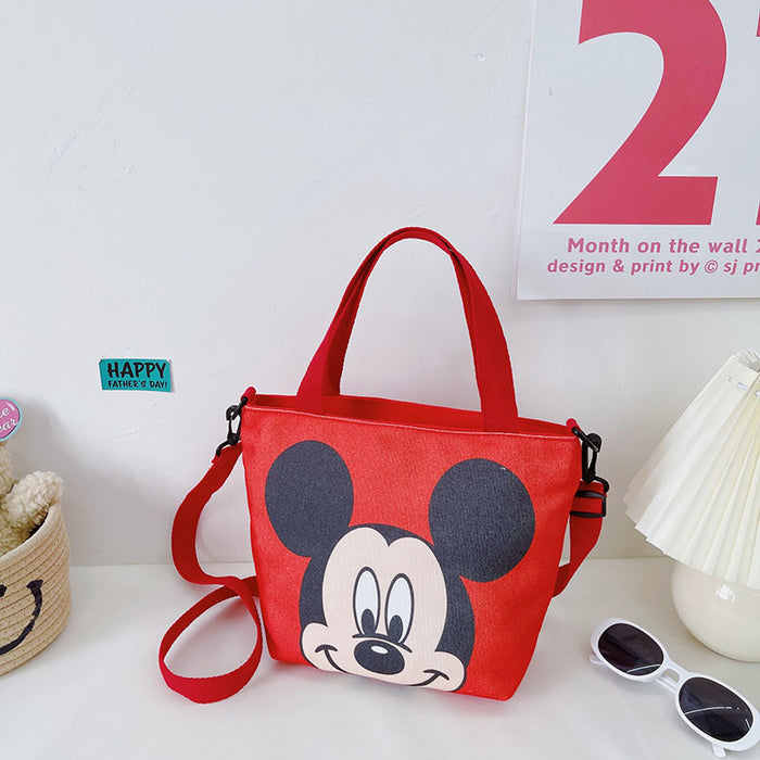 Wholesale Soft Cute Children's Canvas Handbag Large Capacity JDC-SD-YuanDuo043