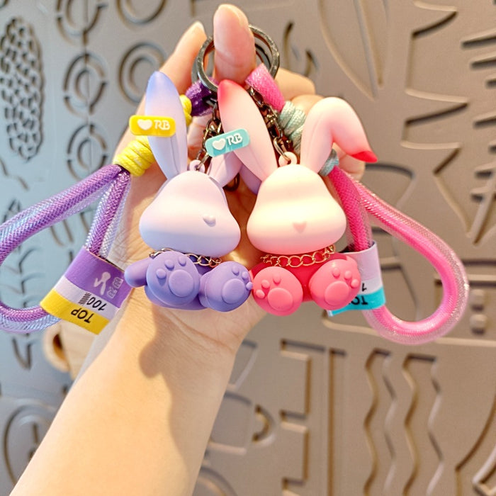 Wholesale Silicone Cartoon Doll Keychain JDC-KC-MingT165