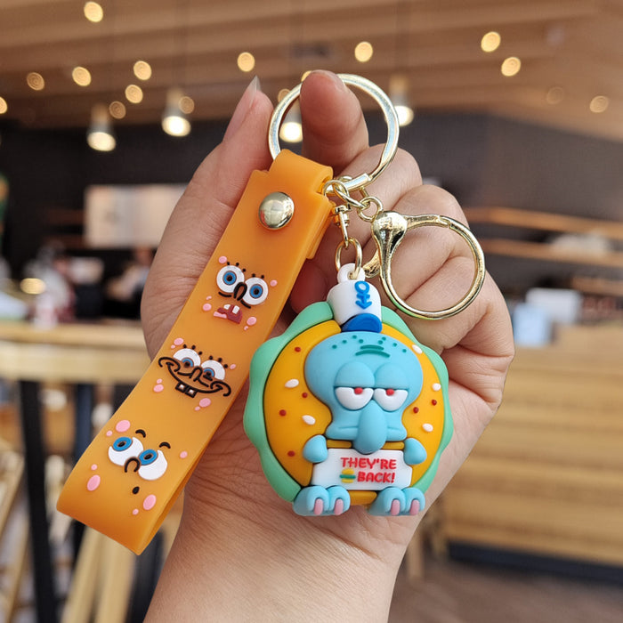 Wholesale Cartoon Silicone Doll Keychain JDC-KC-ZhuoRan024