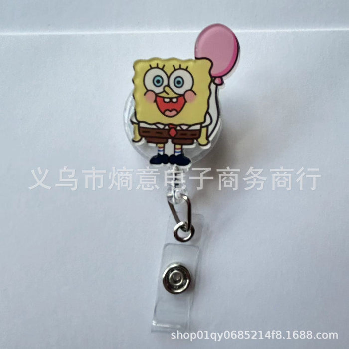 Wholesale Cute Cartoon Retractable Buckle Work ID Badge Reels