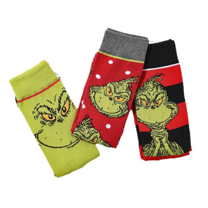 Wholesale Cartoon Cotton Middle Tube Socks JDC-SK-HuiHe041