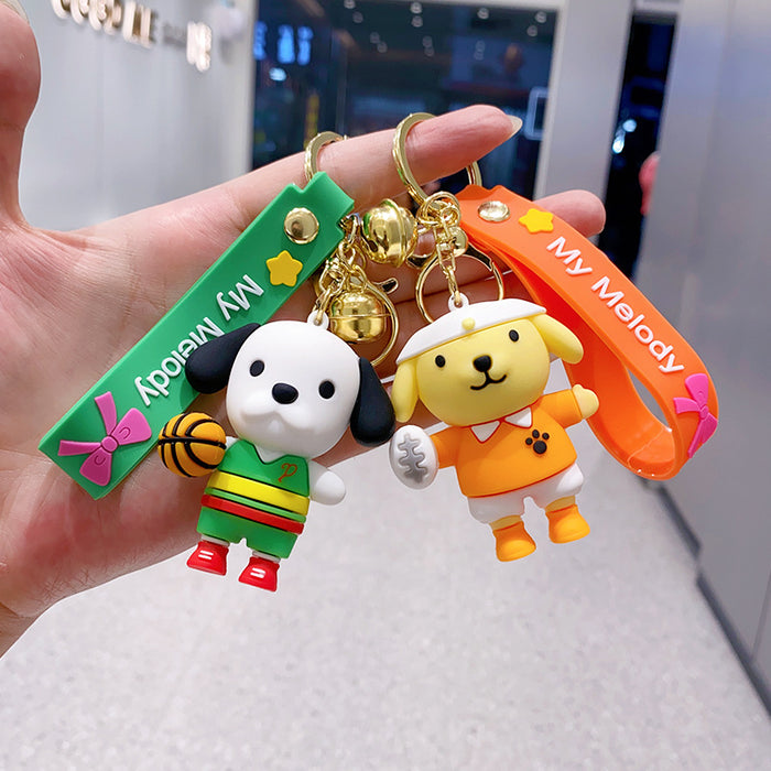 Wholesale PVC Cartoon Doll Keychain JDC-KC-NLu019