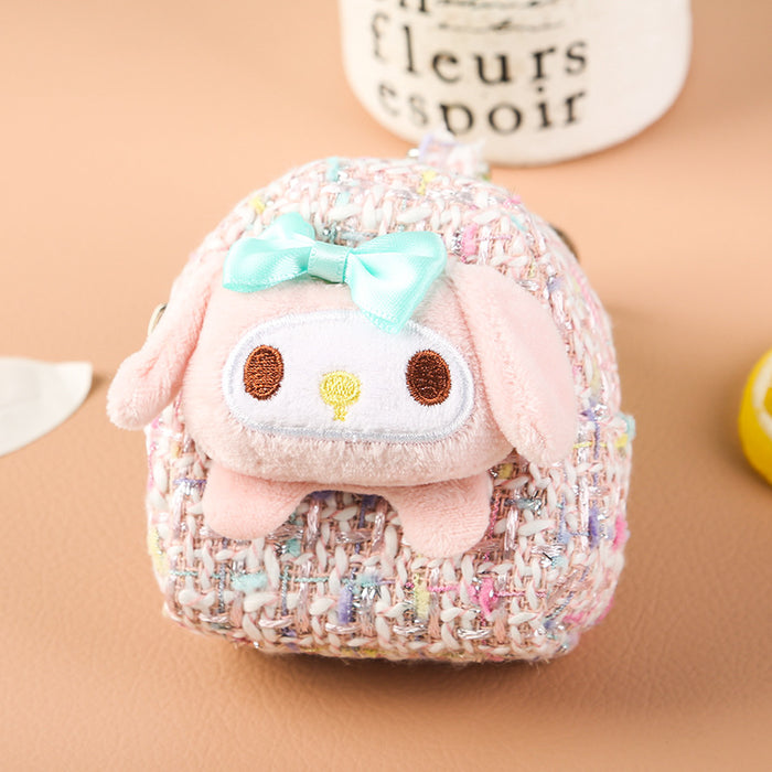 Wholesale Plush Kurommi Melody Pudding Dog Mini Wallet JDC-WT-Yuny002