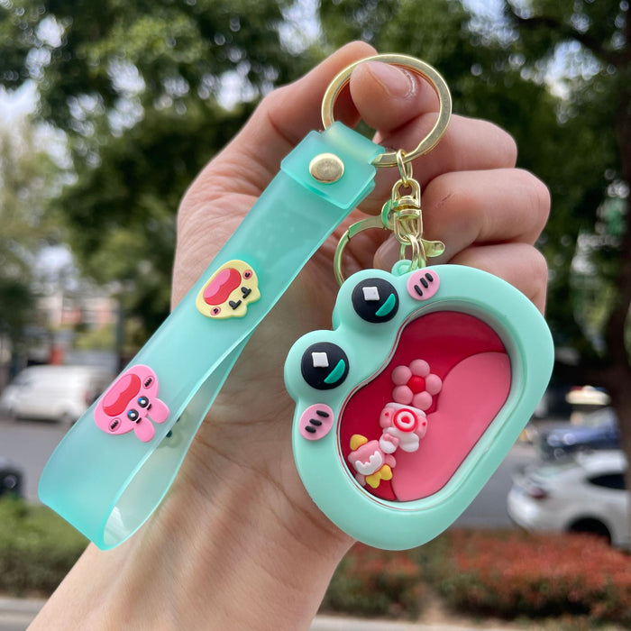 Wholesale Creative Big-Mouth Small Animal Maze Keychain