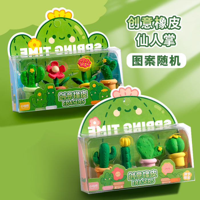 Wholesale Stylish Doll Erasers 3D TPR Creative Spliceable Gift for Students