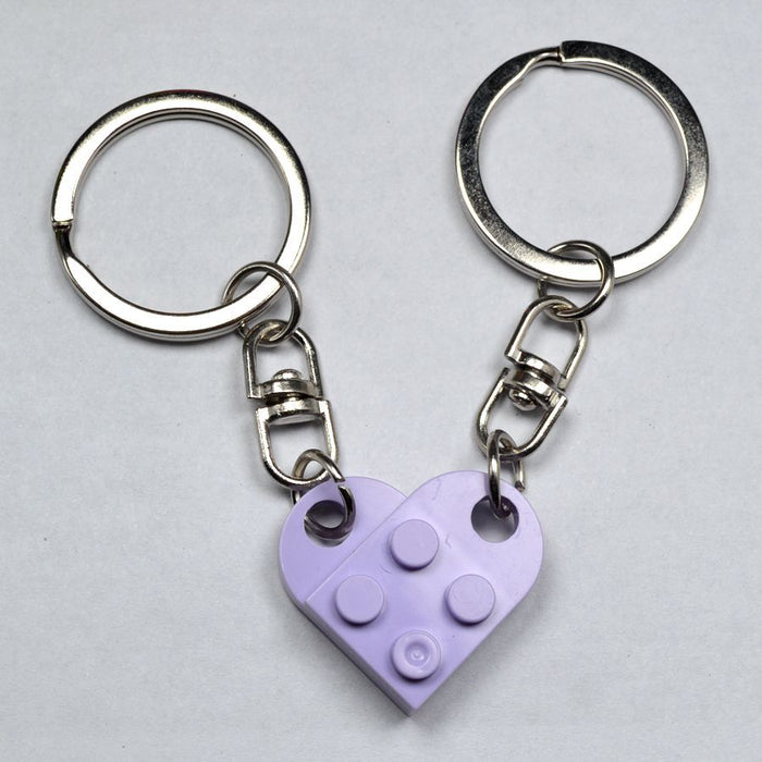 Wholesale Love Building Blocks Plastic Keychain JDC-KC-Maih001