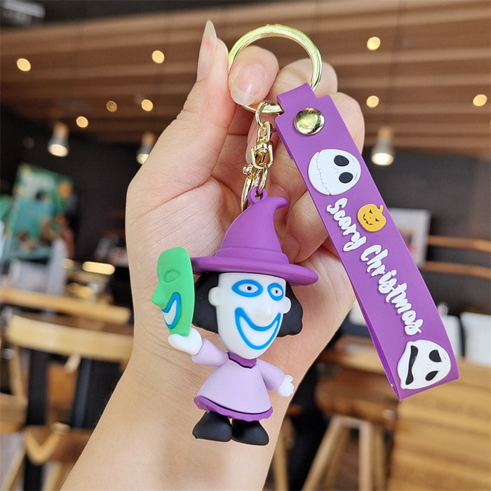 Wholesale Cartoon Doll Silicone Keychain JDC-KC-SuCheng004