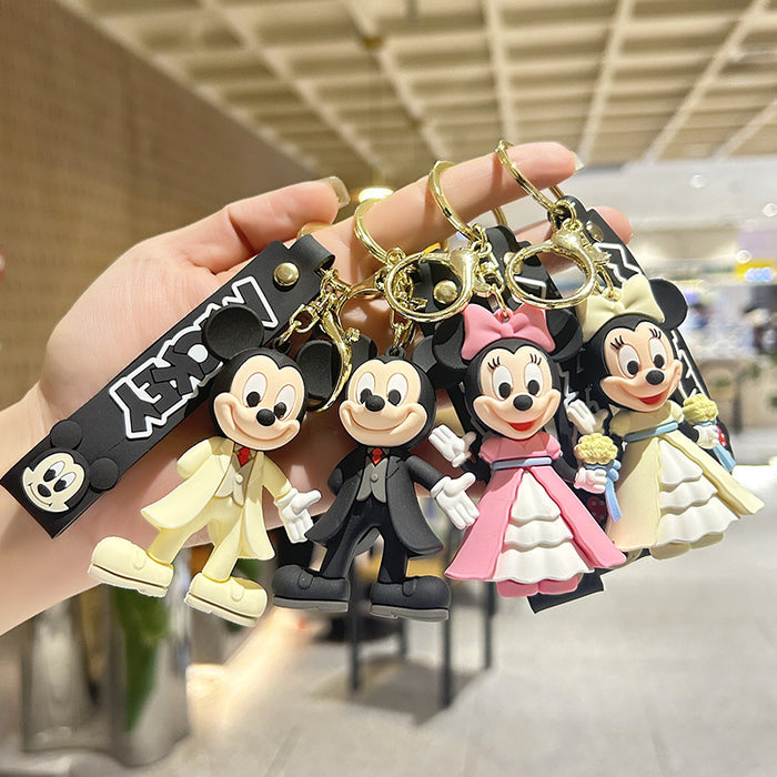 Wholesale Silicone Cartoon Doll Keychain JDC-KC-ZiX025