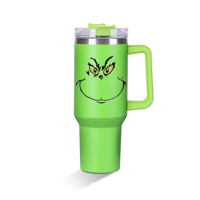 Wholesale 304 Stainless Steel Christmas Series 40oz Insulated Car Cup MOQ≥2