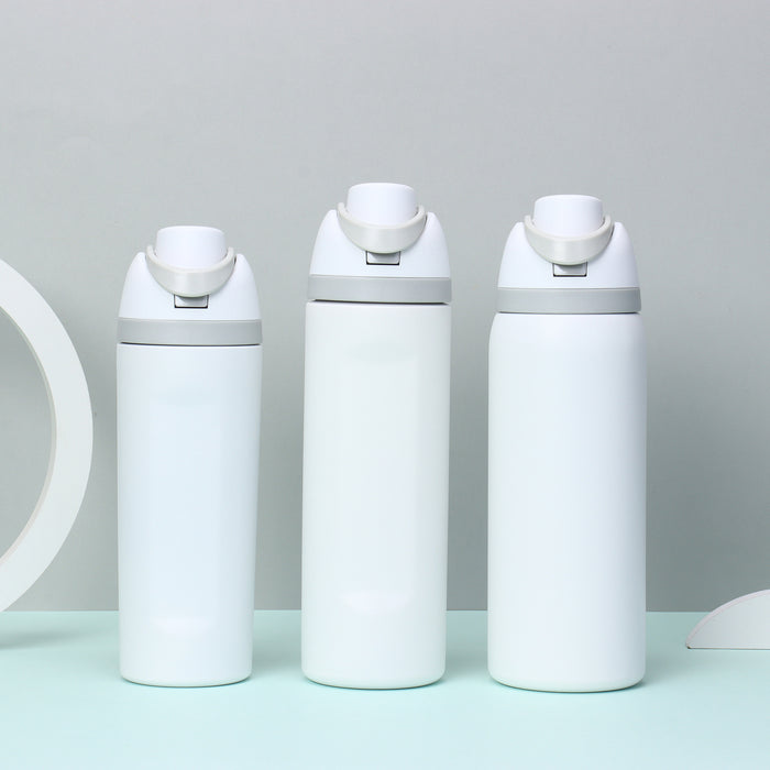 Wholesale Fruit Cup Stainless Steel Insulated Cup High-Value Double-Drink Pop-Up Cup Large-Capacity Sports Water Cup