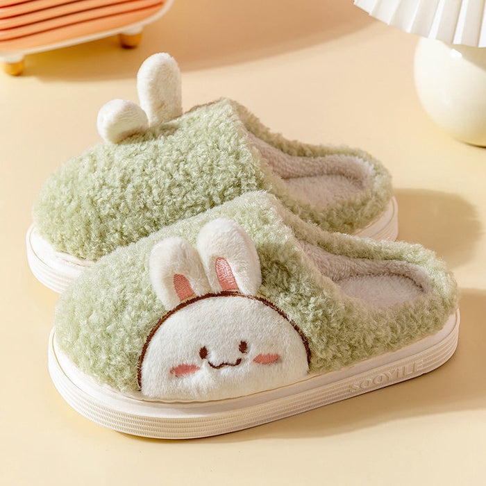 Wholesale Cotton Cute Cartoon Warm Thick Bottom Plush Winter Slippers JDC-SP-Lians002