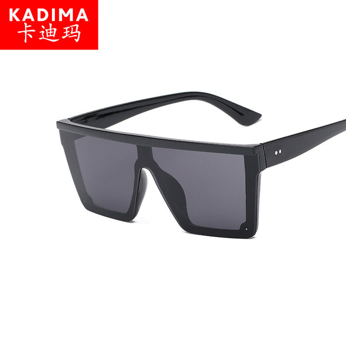 Venta al por mayor Cuadrado Clavos de arroz Lentes de una pieza Gafas de sol Male JDC-SG-XIA019