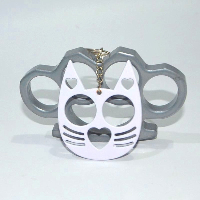 Wholesale Aluminum Alloy Multifunctional Love Cute Cat Keychain JDC-KC-KB021