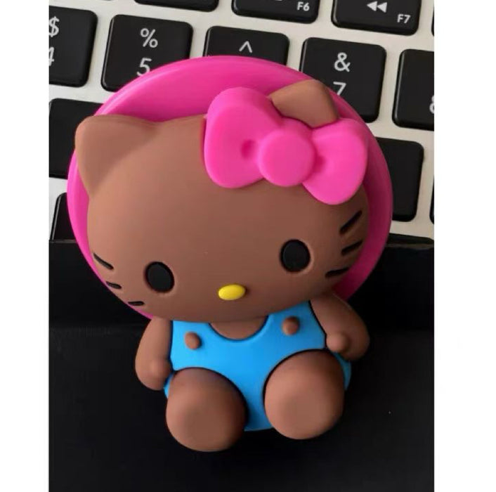 Wholesale Cartoon cat 3D silicone Phone stand