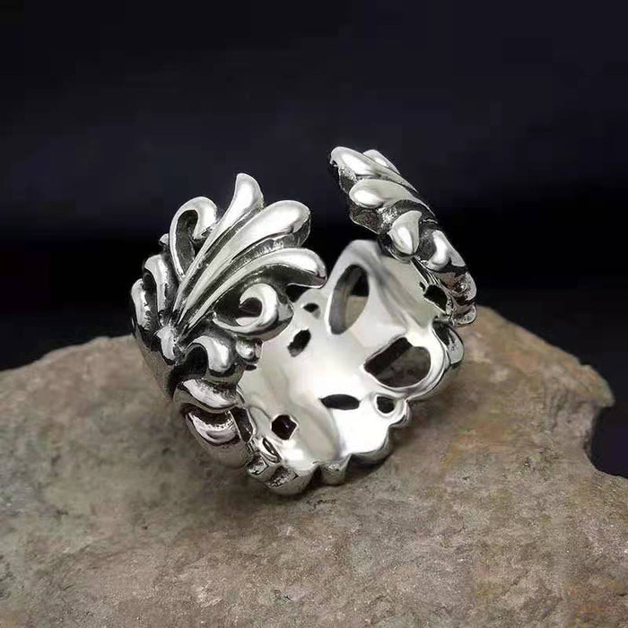 Wholesale Retro Open Ring Cross Fashion Personalized Finger Ring