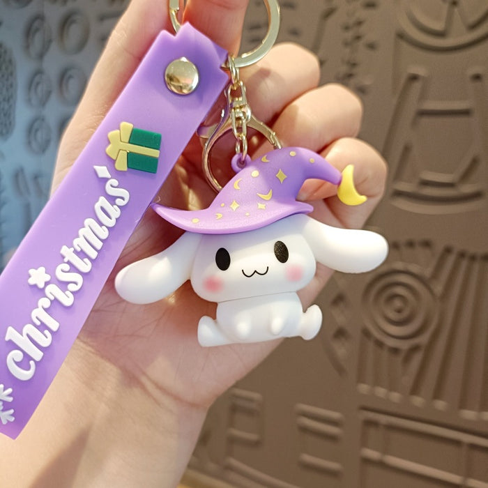 Wholesale Cute 3D Doll Silicone Keychain JDC-KC-MingT141