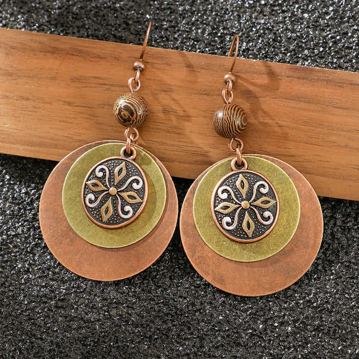 Wholesale Vintage Tree of Life Earring and Necklace Set Bohemian Style MOQ≥2