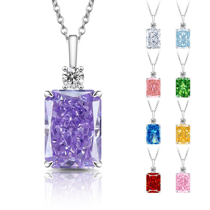 Wholesale Copper Perfume Bottle Pendant Necklace Diamond Cut Sparkle Jewelry Accessory for Everyday Wear