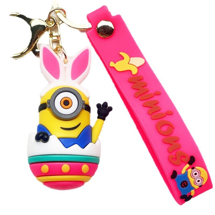 Wholesale PVC Cartoon Doll Keychain JDC-KC-WuYi057