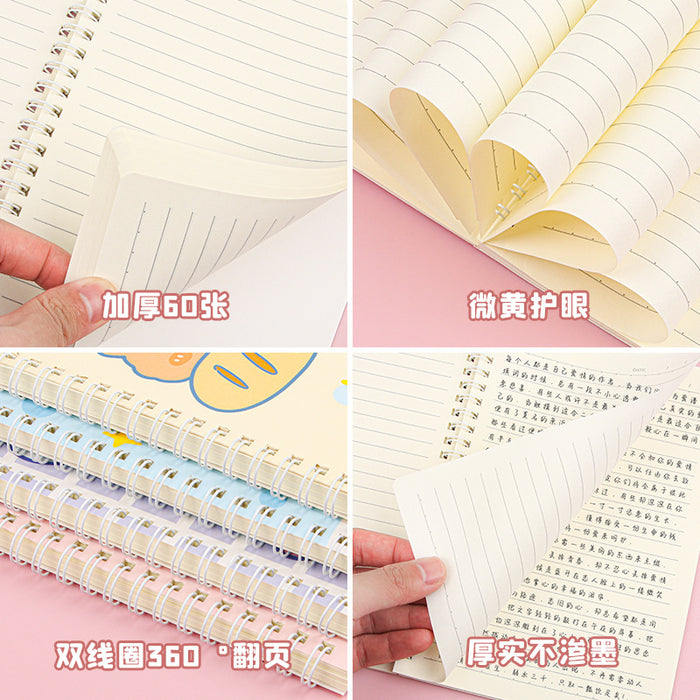 Wholesale Chic Cartoon Panda A5 Loose Leaf Notebook Student Stationery