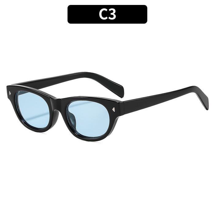 Wholesale Retro Square Sunglasses for Women Trendy UV400 Black Frame Gray Lens Fashion Accessory