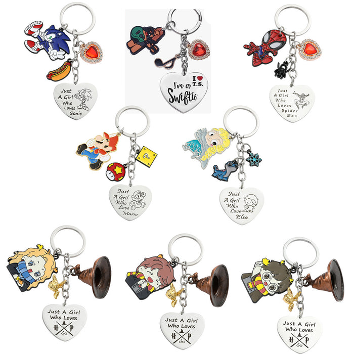 Wholesale Letter Metal Keychain (M) JDC-KC-ShaoH008